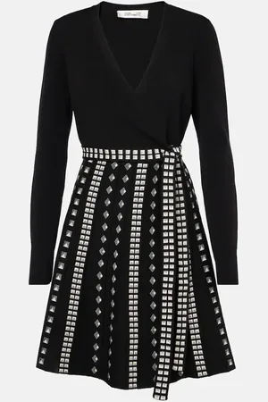 Diane von Furstenberg Vestido corto plisado Chelsea