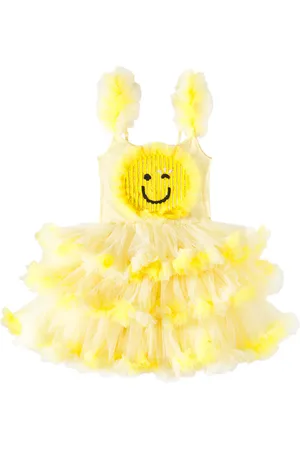 Tutu Du Monde Vestido Smiley de tul y jersey con volantes