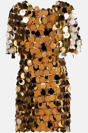 Paco rabanne Vestido corto adornado