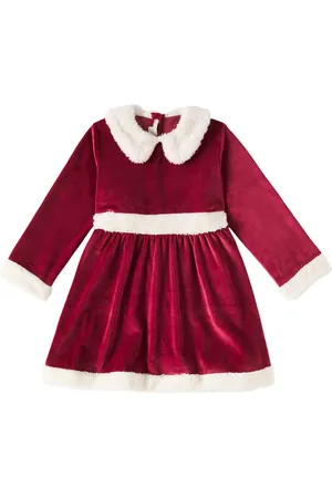 Konges Sløjd Konges Sløjd Vestido de terciopelo con borrego sintético