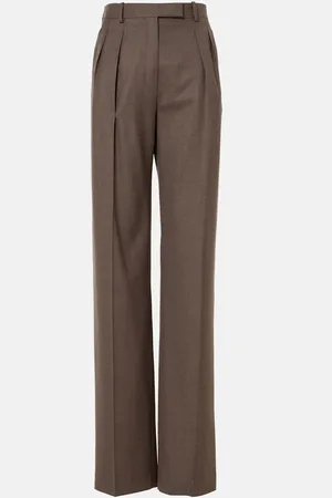 Loro Piana Pantalones anchos Chad de lana virgen