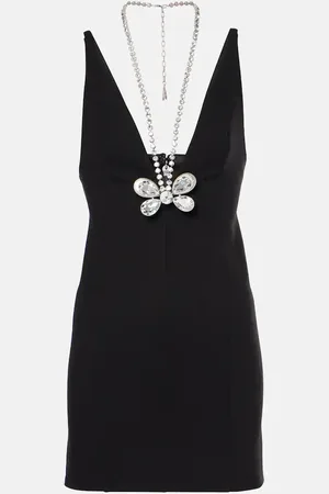 AREA Vestido corto adornado