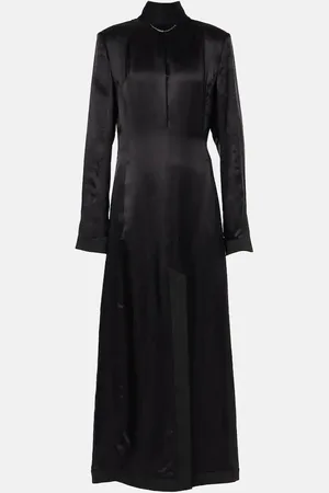 Maison Margiela Vestido largo de satén