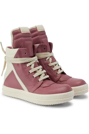 Rick Owens Zapatillas Geobasket de piel