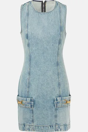 Stella McCartney Vestido corto de denim