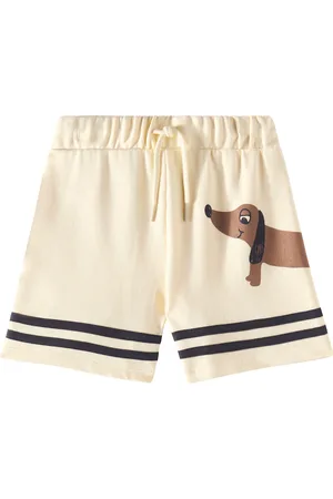 Mini Rodini Bermudas Dog de algodón estampadas