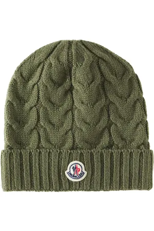 Moncler Gorro trenzado de lana