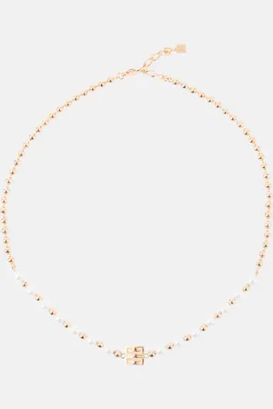 Givenchy Collar 4G con perlas sintéticas