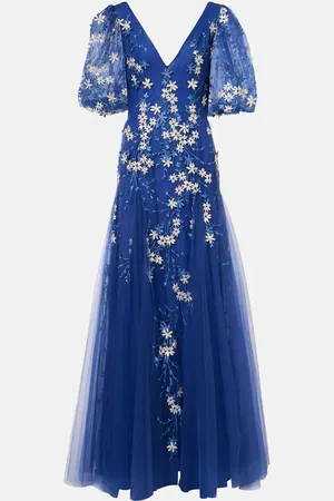 Costarellos Vestido de fiesta de tul con aplique