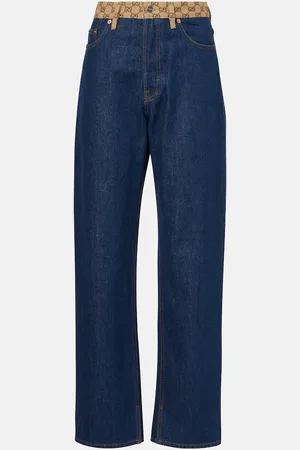 Gucci Jeans rectos de tiro medio