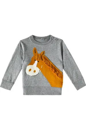 Stella McCartney Jersey Horse de lana y algodón