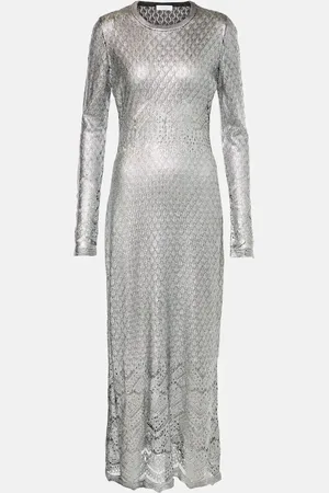 Paco rabanne Vestido largo de croché