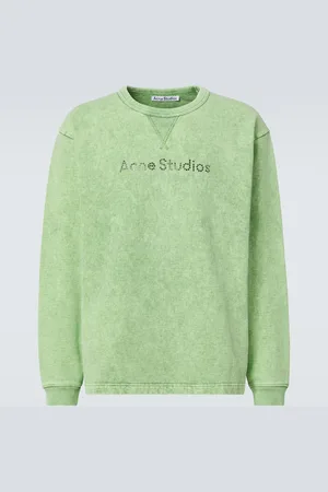 Acne Studios Sudadera en jersey de algodón con logo