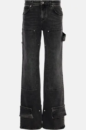 BLUMARINE Jeans rectos de tiro bajo