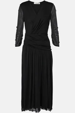 Diane von Furstenberg Vestido midi Gaj de malla