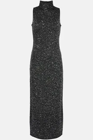 Max Mara Vestido largo Berlina con lentejuelas