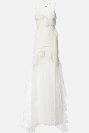 DAVID KOMA Novia - vestido de fiesta de tafetán y tul