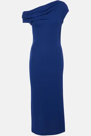 Givenchy Vestido midi asimétrico de crepé