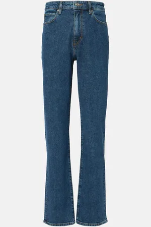 Frame Jeans rectos The Ruler de tiro alto