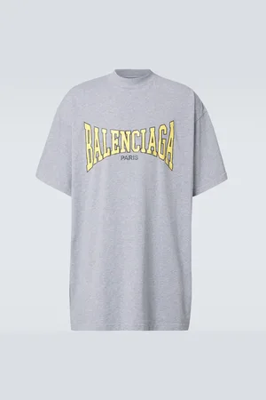 Balenciaga Camiseta oversized de jersey de algodón