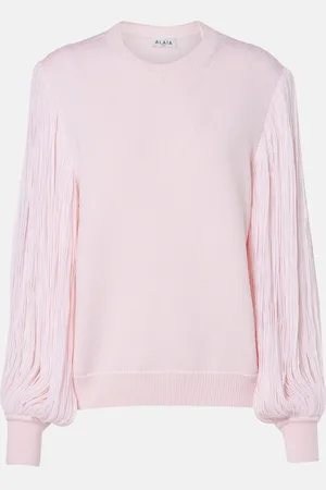 Alaïa Alaïa Jersey de lana con flecos