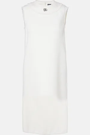 Dolce & Gabbana Vestido de tweed con DG