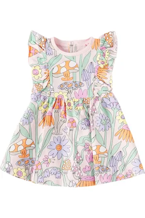 Stella McCartney Bebé - vestido de algodón estampado