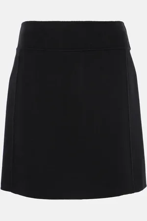 Max Mara Minifalda de lana