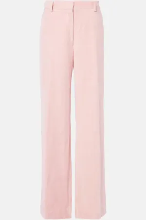 DRIES VAN NOTEN Pantalones anchos de mezcla de algodón