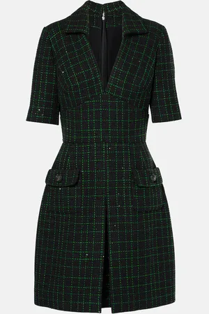 Elie saab Vestido corto de tweed