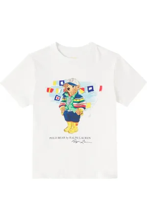Ralph Lauren Camiseta Polo Bear de jersey de algodón