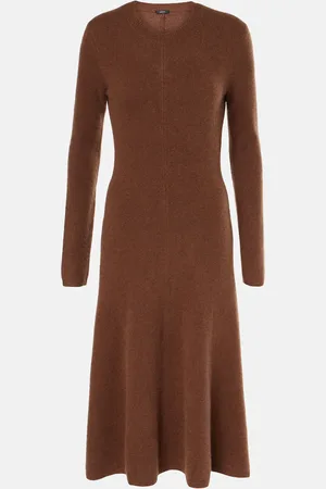 Joseph Vestido midi de mezcla de cachemir