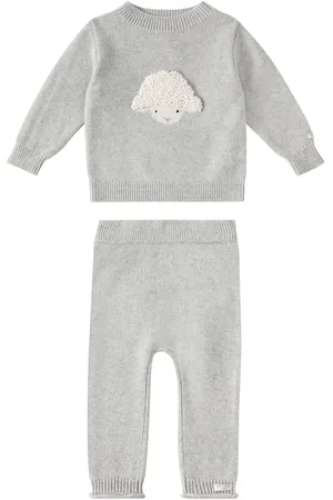 Donsje Bebé - set Denn de jersey y pantalones de lana