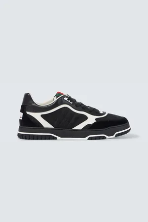 Gucci Zapatillas Re-Web de lona GG y piel