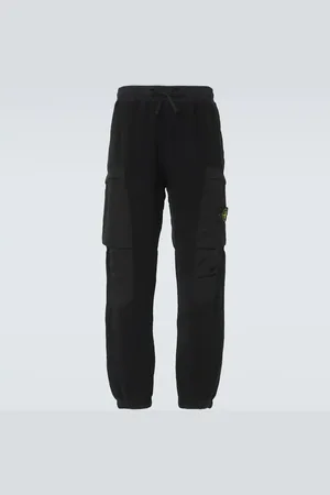 Stone Island Pantalones cargo de forro polar