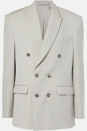 WARDROBE.NYC Blazer cruzado de lana