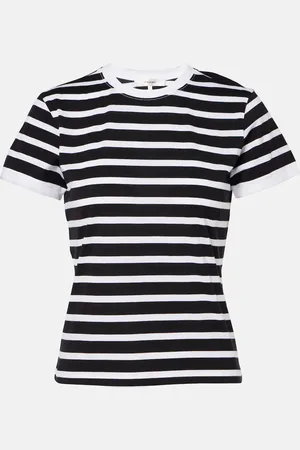 Frame Camiseta en jersey de algodón a rayas