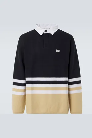WALES BONNER Polo Cypher de lana a rayas