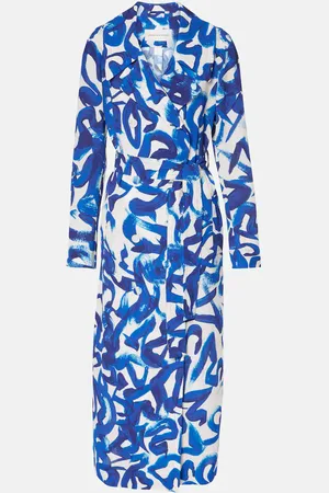 DRIES VAN NOTEN Abrigo envolvente estampado