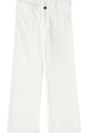 BONPOINT Pantalones flared Junon de algodón