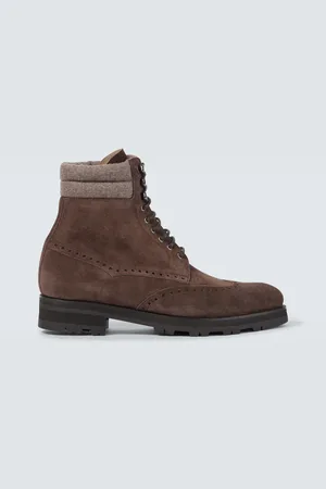 Manolo Blahnik Botas con cordones Sapele de ante