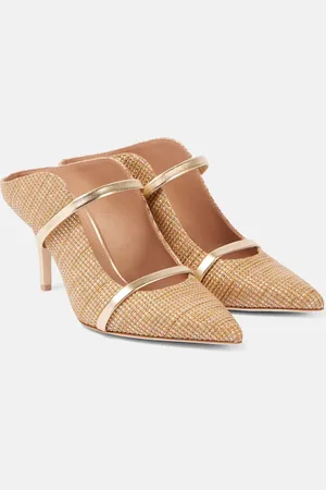 MALONE SOULIERS Mules Maureen 70 metalizados