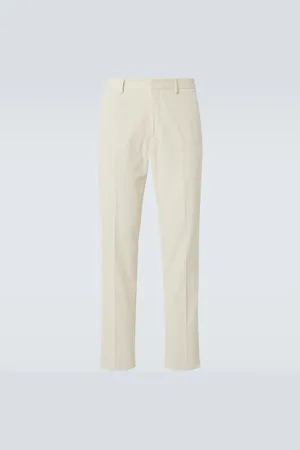 Loro Piana Pantalones rectos Jarno de pana de algodón