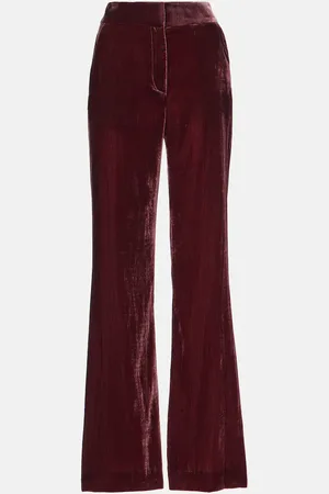 VERONICA BEARD Pantalones flared Lebone de terciopelo