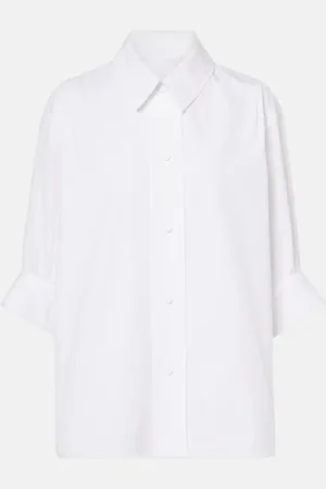 Jil Sander Camisa oversized de popleín de algodón