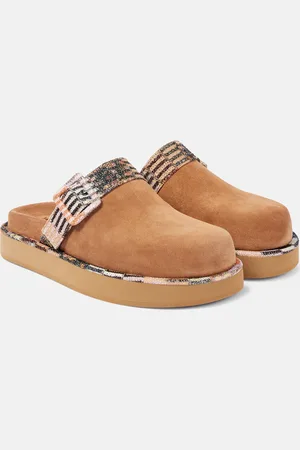 Missoni Zuecos de ante