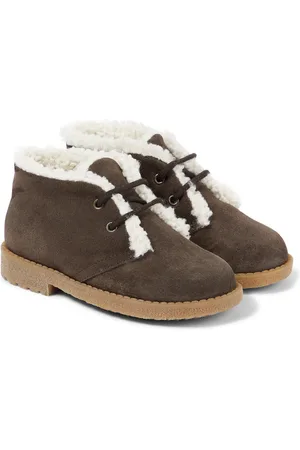 PèPè PèPè Botines de ante con borrego sintético