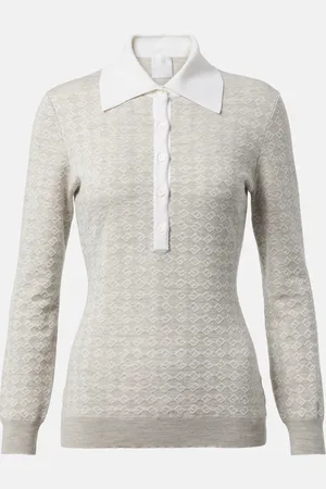 Givenchy Polo en mezcla de lana con Monogram 72