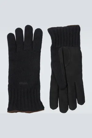 Ermenegildo Zegna Guantes de cachemir con piel