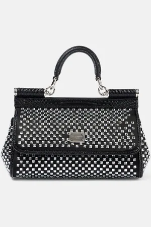 Dolce & Gabbana Bolso Sicily Small de satén adornado